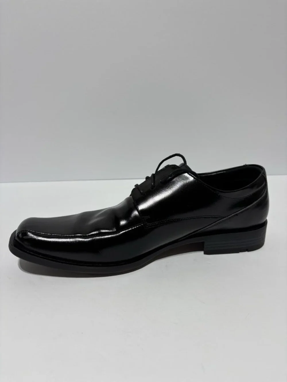 Stacy Adams Men’s Canton Black Leather Oxford, Size 10 Wide